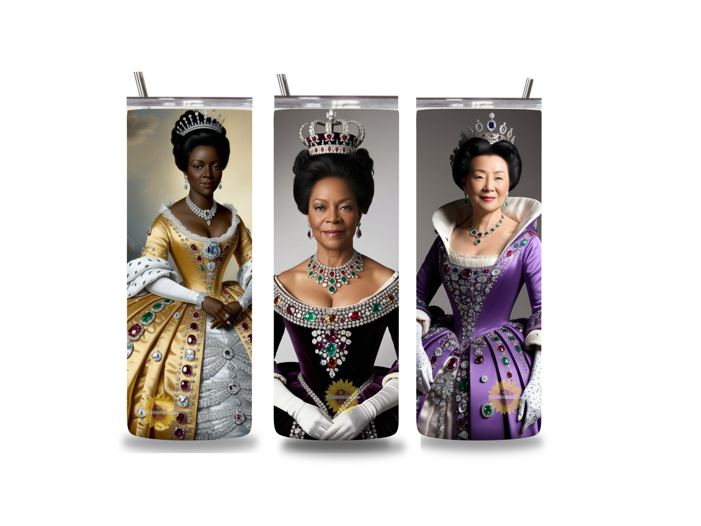 The Queens Skinny Tumbler 20oz. Three Styles sold separately