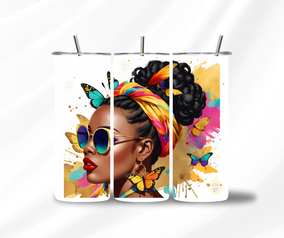 Keisha Skinny Tumbler 20oz.