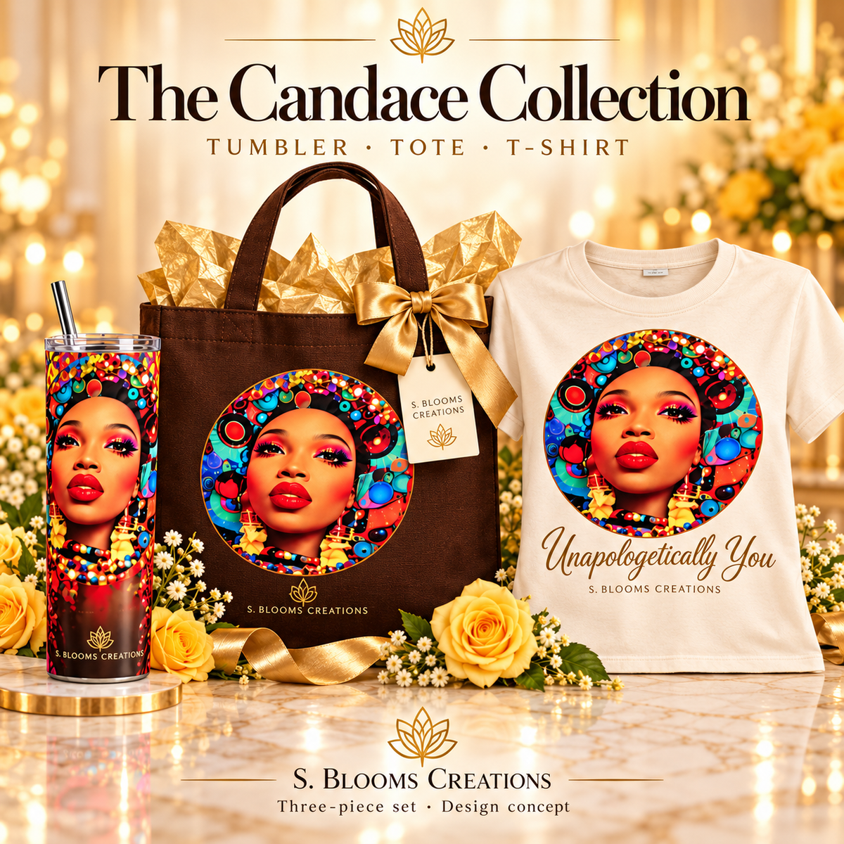 Candace three-piece set design concept