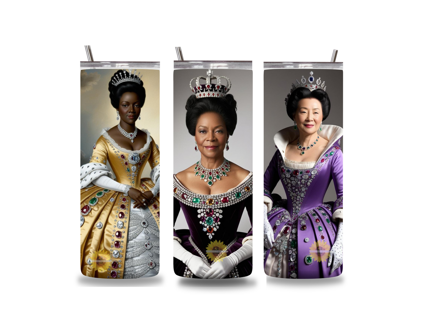 The Queens  Skinny Tumbler 20oz. Three Styles sold separately