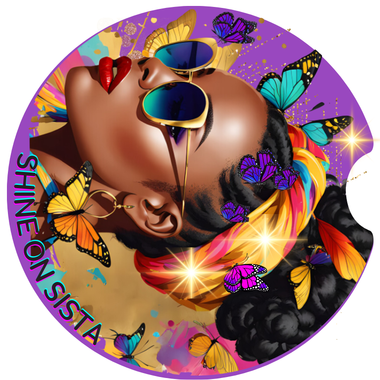 Keisha , Car Coasters set of two