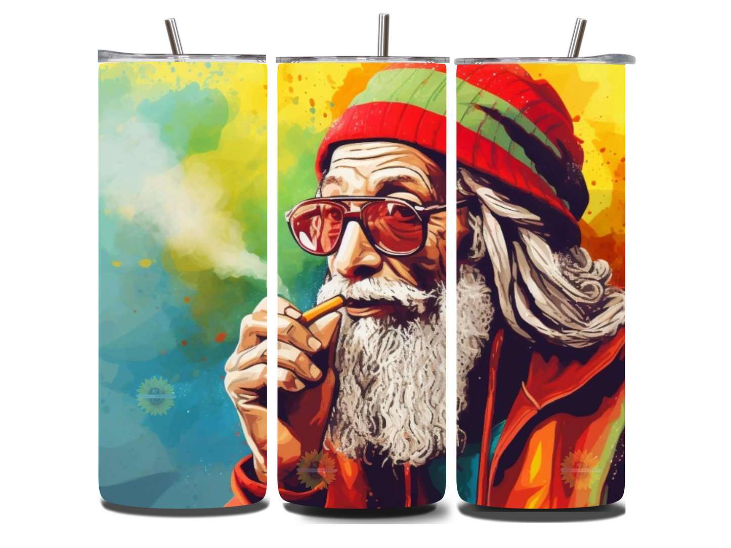Colorful Soul Of A Man Skinny Tumbler 20oz. Tumbler